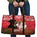 Personalised Dragons Rugby ANZAC Day Travel Bag Last Post Poppy We Will Remember Them