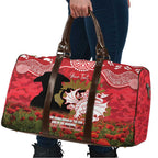 Personalised Dragons Rugby ANZAC Day Travel Bag Last Post Poppy We Will Remember Them