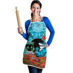 Personalised Sharks Rugby ANZAC Day Apron Last Post Poppy We Will Remember Them