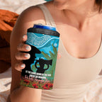 Personalised Sharks Rugby ANZAC Day 4 in 1 Can Cooler Tumbler Last Post Poppy We Will Remember Them