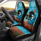 Personalised Sharks Rugby ANZAC Day Car Seat Cover Last Post Poppy We Will Remember Them