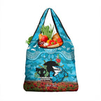 Personalised Sharks Rugby ANZAC Day Grocery Bag Last Post Poppy We Will Remember Them