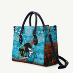 Personalised Sharks Rugby ANZAC Day Leather Bag Last Post Poppy We Will Remember Them