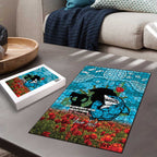 Personalised Sharks Rugby ANZAC Day Puzzle Last Post Poppy We Will Remember Them
