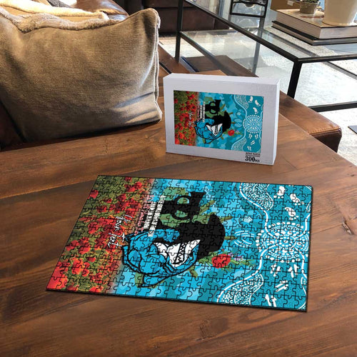 Personalised Sharks Rugby ANZAC Day Puzzle Last Post Poppy We Will Remember Them