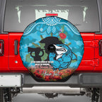Personalised Sharks Rugby ANZAC Day Spare Tire Cover Last Post Poppy We Will Remember Them