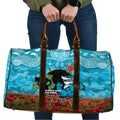Personalised Sharks Rugby ANZAC Day Travel Bag Last Post Poppy We Will Remember Them