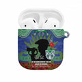 Personalised NZ Warriors Rugby ANZAC Day AirPods Case Last Post Poppy We Will Remember Them
