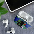 Personalised NZ Warriors Rugby ANZAC Day AirPods Case Last Post Poppy We Will Remember Them