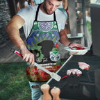 Personalised NZ Warriors Rugby ANZAC Day Apron Last Post Poppy We Will Remember Them