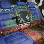 Personalised NZ Warriors Rugby ANZAC Day Back Car Seat Cover Last Post Poppy We Will Remember Them