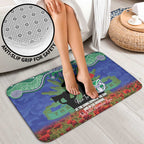 Personalised NZ Warriors Rugby ANZAC Day Bathroom Set Last Post Poppy We Will Remember Them
