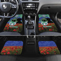 Personalised NZ Warriors Rugby ANZAC Day Car Mats Last Post Poppy We Will Remember Them