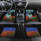 Personalised NZ Warriors Rugby ANZAC Day Car Mats Last Post Poppy We Will Remember Them