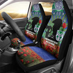 Personalised NZ Warriors Rugby ANZAC Day Car Seat Cover Last Post Poppy We Will Remember Them