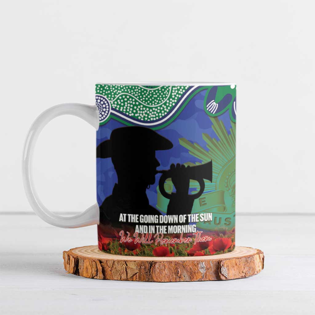 Personalised NZ Warriors Rugby ANZAC Day Ceramic Mug Last Post Poppy We Will Remember Them
