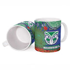 Personalised NZ Warriors Rugby ANZAC Day Ceramic Mug Last Post Poppy We Will Remember Them