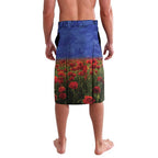 Personalised NZ Warriors Rugby ANZAC Day Lavalava Last Post Poppy We Will Remember Them