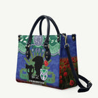 Personalised NZ Warriors Rugby ANZAC Day Leather Bag Last Post Poppy We Will Remember Them