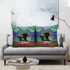 Personalised NZ Warriors Rugby ANZAC Day Pillow Cover Last Post Poppy We Will Remember Them