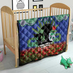 Personalised NZ Warriors Rugby ANZAC Day Quilt Last Post Poppy We Will Remember Them