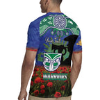 Personalised NZ Warriors Rugby ANZAC Day Rugby Jersey Last Post Poppy We Will Remember Them