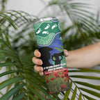Personalised NZ Warriors Rugby ANZAC Day Skinny Tumbler Last Post Poppy We Will Remember Them