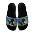 Personalised NZ Warriors Rugby ANZAC Day Slide Sandals Last Post Poppy We Will Remember Them