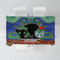 Personalised NZ Warriors Rugby ANZAC Day Tablecloth Last Post Poppy We Will Remember Them