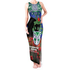 Personalised NZ Warriors Rugby ANZAC Day Tank Maxi Dress Last Post Poppy We Will Remember Them