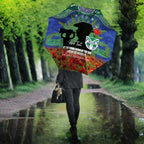 Personalised NZ Warriors Rugby ANZAC Day Umbrella Last Post Poppy We Will Remember Them