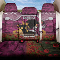 Personalised Sea Eagles Rugby ANZAC Day Back Car Seat Cover Last Post Poppy We Will Remember Them