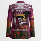 Personalised Sea Eagles Rugby ANZAC Day Blazer Last Post Poppy We Will Remember Them