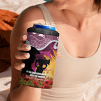 Personalised Sea Eagles Rugby ANZAC Day 4 in 1 Can Cooler Tumbler Last Post Poppy We Will Remember Them