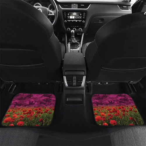 Personalised Sea Eagles Rugby ANZAC Day Car Mats Last Post Poppy We Will Remember Them