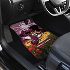 Personalised Sea Eagles Rugby ANZAC Day Car Mats Last Post Poppy We Will Remember Them