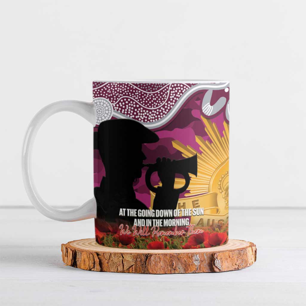 Personalised Sea Eagles Rugby ANZAC Day Ceramic Mug Last Post Poppy We Will Remember Them