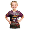 Personalised Sea Eagles Rugby ANZAC Day Kid T Shirt Last Post Poppy We Will Remember Them