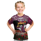 Personalised Sea Eagles Rugby ANZAC Day Kid T Shirt Last Post Poppy We Will Remember Them