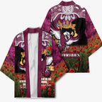 Personalised Sea Eagles Rugby ANZAC Day Kimono Last Post Poppy We Will Remember Them