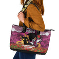 Personalised Sea Eagles Rugby ANZAC Day Leather Tote Bag Last Post Poppy We Will Remember Them