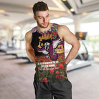 Personalised Sea Eagles Rugby ANZAC Day Men Tank Top Last Post Poppy We Will Remember Them