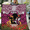 Personalised Sea Eagles Rugby ANZAC Day Quilt Last Post Poppy We Will Remember Them