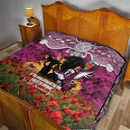 Personalised Sea Eagles Rugby ANZAC Day Quilt Last Post Poppy We Will Remember Them