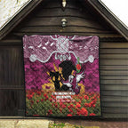 Personalised Sea Eagles Rugby ANZAC Day Quilt Last Post Poppy We Will Remember Them