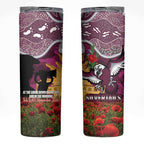 Personalised Sea Eagles Rugby ANZAC Day Skinny Tumbler Last Post Poppy We Will Remember Them
