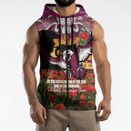 Personalised Sea Eagles Rugby ANZAC Day Sleeveless Zip Hoodie Last Post Poppy We Will Remember Them