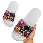 Personalised Sea Eagles Rugby ANZAC Day Slide Sandals Last Post Poppy We Will Remember Them