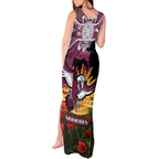 Personalised Sea Eagles Rugby ANZAC Day Tank Maxi Dress Last Post Poppy We Will Remember Them