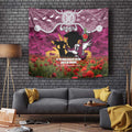 Personalised Sea Eagles Rugby ANZAC Day Tapestry Last Post Poppy We Will Remember Them